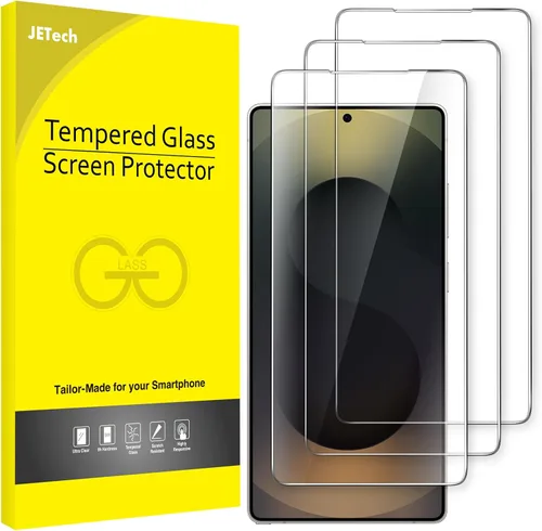 Vista 23 de JETech Protector de pantalla compatible con Samsung Galaxy S20 FE de 6.5 pulgadas, película de vidrio templado, paquete de 3