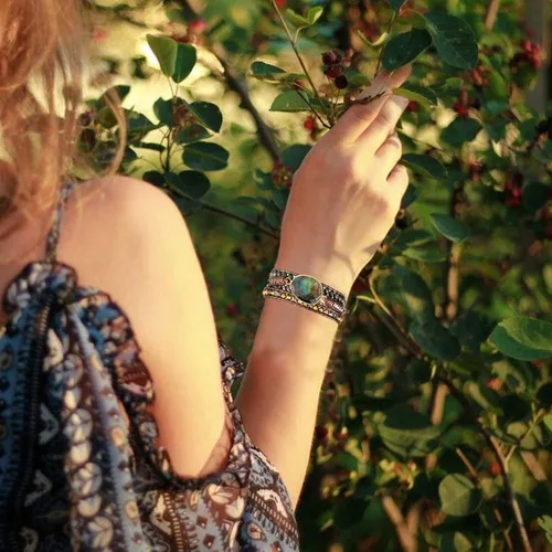 Vista 4 de Plumiss Colección de pulseras de cuentas curativas de piedra natural boho para mujer
