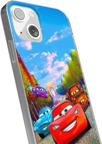 Vista 3 de ERT GROUP Funda de teléfono móvil para Xiaomi REDMI Note 10/10S original y con licencia oficial de Disney Pattern Cars 001 se adapta de forma óptima