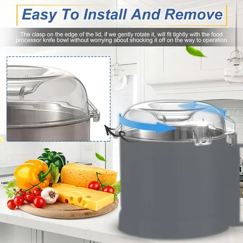 Vista 7 de 106458S - Tapa de cuenco para cortador compatible con robot cupé R2, R2B, R2 DICE, R2N, R101B
