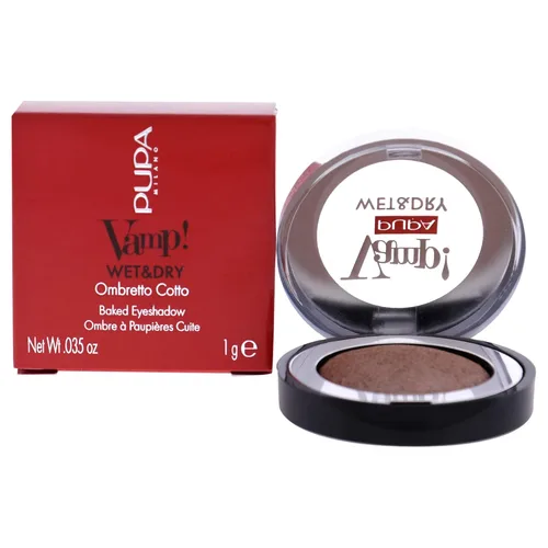 Vista 6 de Pupa Milano Vamp! Sombra de ojos horneada húmeda y seca, efecto radiante y vibrante, bajo riesgo de alergia, probada oftalmológicamente, libre