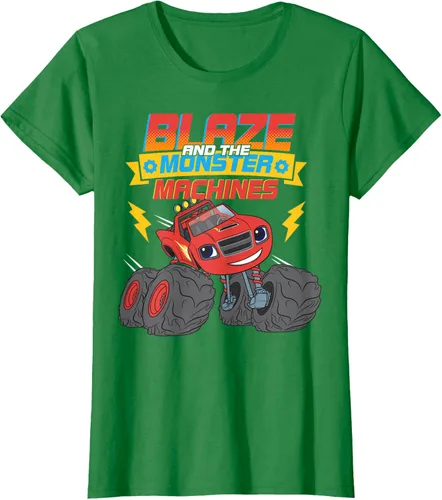 Vista 26 de Blaze & The Monster Machines Cute Blaze - Camiseta Negro