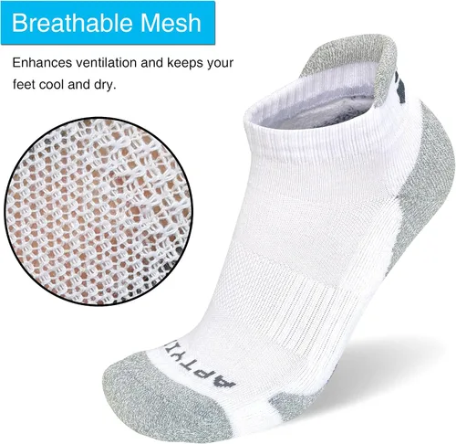 Vista 5 de APTYID Calcetines tobilleros acolchados para hombre (6 pares)