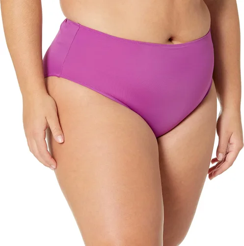 Vista 5 de Tienda Essentials Parte inferior de bikini de cintura alta para mujer