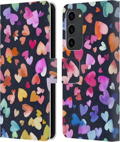 Vista 26 de Head Case Designs Officially Licensed Ninola Brushstrokes Multi Colorful Leather Wallet Case Compatible with Samsung Galaxy A07 4G