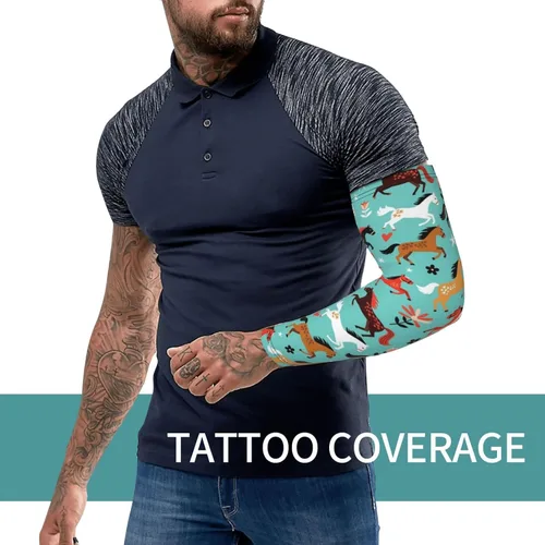Vista 7 de RIMENCH Mangas de brazo deporte manga compresión manga UV protección solar brazo mangas cubierta