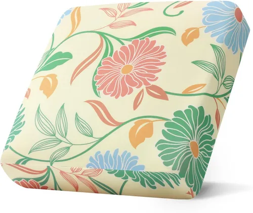 Vista 65 de SearchI Fundas de cojín elásticas impresas para sofá, fundas de cojín de repuesto para sofá, protector de muebles suave con parte inferior elástica