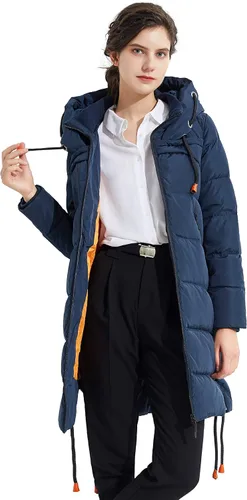 Vista 4 de Parka gruesa Orolay de mujer con cordones y capucha