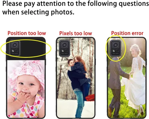 Vista 7 de Funda de teléfono personalizada para Nokia G310 5G, collages de múltiples imágenes, funda protectora a prueba de arañazos y caídas, funda protectora