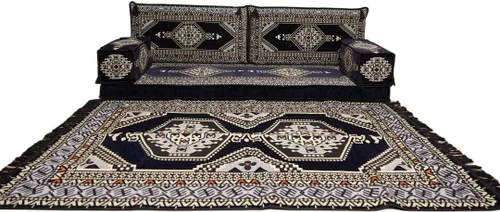 Vista 26 de arabicsofa Sofá de piso árabe Jalsa - Sofá tradicional hecho a mano para sala de estar