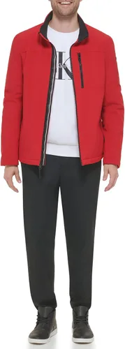 Vista 4 de Calvin Klein Coat, Mens Jackets, Soft Shell with Sherpa Lining