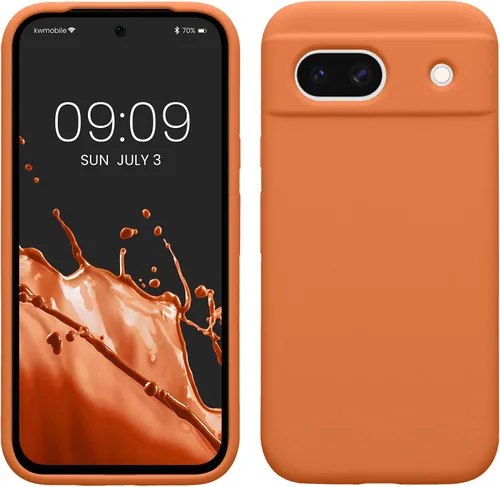 Vista 320 de kwmobile Funda Compatible con Google Pixel 6 Pro - Funda de Teléfono de Silicona TPU con Acabado Suave - Azul Caribe