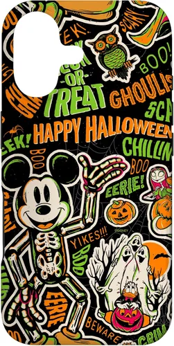 Vista 32 de Funda para iPhone 13 Pro Max Disney 100 Mickey Nightmare Before Christmas Halloween D100