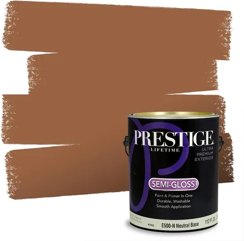 Vista 216 de PRESTIGE Pintura exterior e imprimación en uno, bronceado Aberdeen, plano, 1 galón