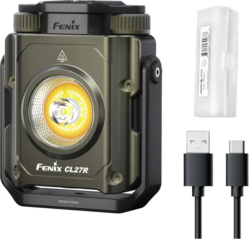 Vista 15 de Fenix CL27R Linterna de camping, 1600 lúmenes, recargable por USB-C, resistente al agua, portátil con LEDs blancos y rojos y organizador Lumentac