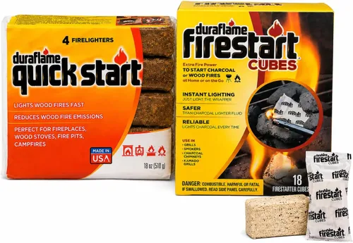 Vista 9 de Duraflame Firestart Cubes - Encendedores de fuego, paquete de 18 (3 unidades)