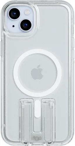 Vista 18 de Tech21 Evo Crystal Kick - Funda para iPhone 15 Pro, compatible con MagSafe, funda de protección contra impactos, color blanco