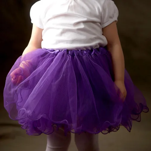 Vista 8 de My Lello Tutú de 3 capas con borde de volantes para niñas pequeñas (4 meses - 3T)