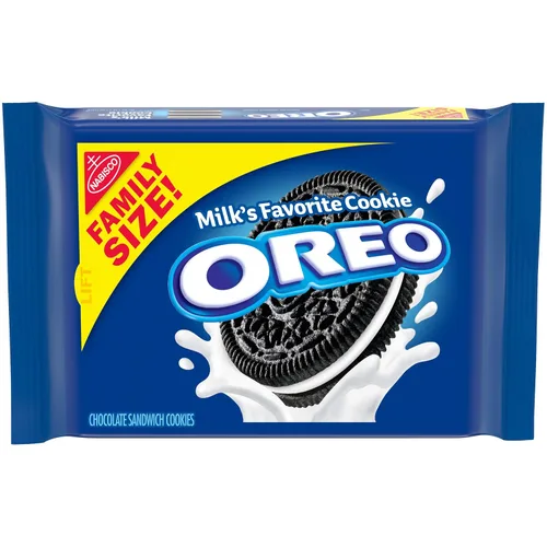 Vista 21 de OREO Galletas sándwich de chocolate, tamaño familiar, 3 paquetes