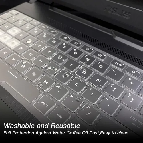 Vista 2 de Funda de teclado para portátil ASUS TUF Gaming F17 2021 TUF706HM FX706LI-ES53 ASUS TUF Gaming F15 FX506LH TUF506HM ASUS TUF Gaming Protector de piel
