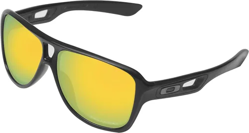 Vista 2 de 2.0mm Thick Polarized Lens Replacement for Oakley Dispatch 2 OO9150 Sunglasses - 24K Gold Polarized Lenses Mirror Coating