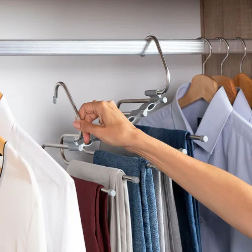 Vista 7 de Percha Múltiple para Pantalones 5 en 1 Havser InnovaGoods