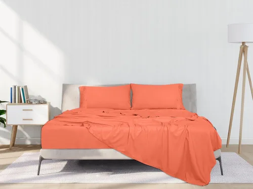 Vista 9 de ROYALE LINENS Juego de sábanas de 3 piezas para cama individual - Ropa de cama de microfibra cepillada suave de 1800 hilos - 1 sábana bajera