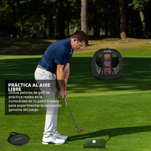 Vista 8 de DURARANGE Red de astillado de golf emergente: ayuda definitiva de chip de entrenamiento para precisión y distancia, al aire libre Práctica