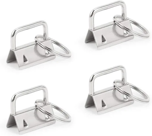 Vista 25 de SPEEDWOX Accesorios para llavero con anillo dividido, juego de correas para manualidades