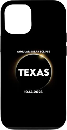Vista 4 de Funda para iPhone 11 Annular Solar Eclipse Texas 2023
