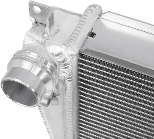 Vista 4 de Mishimoto MMRAD-E46-01 Radiador de aluminio de alto rendimiento compatible con BMW E46 Serie 3 1999-2006, plata