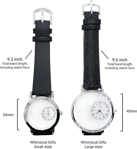 Vista 3 de Whimsical Gifts Colección de relojes de manualidades para mujer, punto de cruz, punto de cruz, diseño de ganchillo, novedad única y divertida, hecho