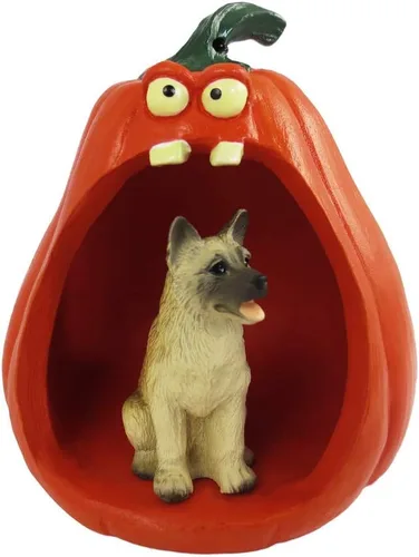 Vista 114 de Conversation Concepts Figura de Corgi galés de Halloween y calabaza Welsh Corgi Pembroke