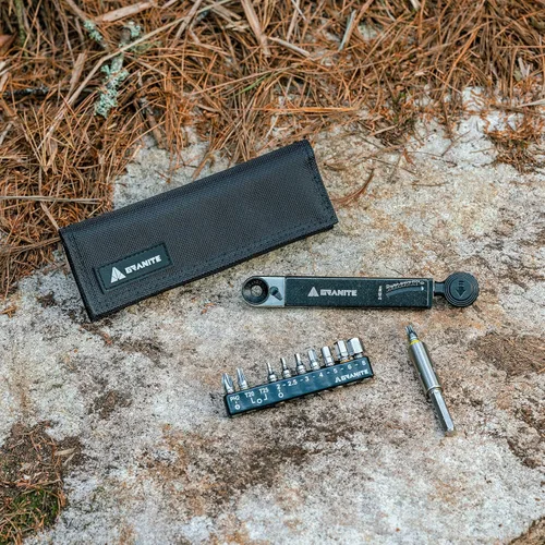 Vista 5 de Granite Rocknroll TQ - Kit de herramientas para bicicleta de trinquete de torque, kit multiherramienta para bicicleta con 10 brocas de herramienta