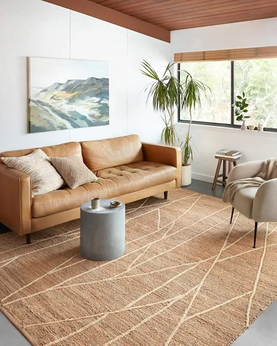 Vista 5 de Loloi Bodhi Collection BOD-02 Ivory/Natural 2'-3" x 3'-9" Accent Rug