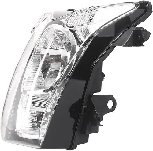 Vista 5 de Conjunto de faros delanteros de motocicleta compatible con Kawasaki ER-6N 2009 2010 lente transparente
