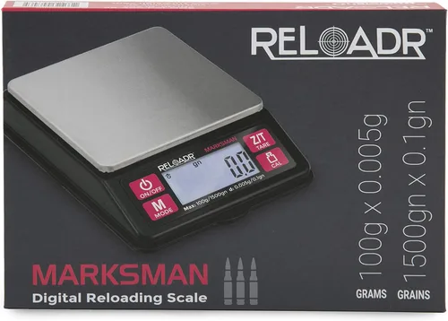 Vista 5 de Truweigh Marksman - Báscula digital de recarga (3.53 oz x 0.00 oz, color negro) - Escala digital de miligramo - Báscula de polvo para recargar