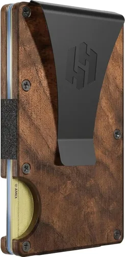Vista 14 de Hayvenhurst Cartera para hombre – Cartera para hombre de diseño reinventado – Funda delgada, minimalista y sin costuras, bloquea escáneres RFID