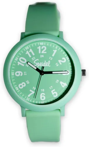 Vista 19 de Reloj Speidel Eco Color Pop de plástico reciclable con correa de silicona reciclable de 18mm Negro