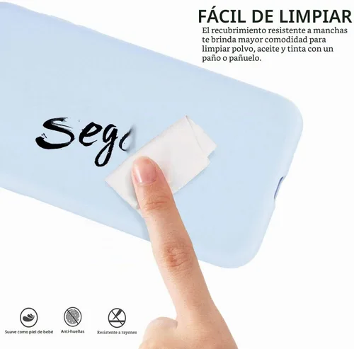 Vista 6 de Funda diseñada para Galaxy S20 de 6.2 pulgadas, goma de gel de silicona líquida a prueba de golpes, cojín de forro de tela de microfibra suave