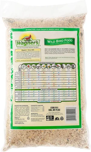 Vista 2 de Wagner's Paquete de alimentos para aves silvestres (bolsa de 6 libras + bolsa de 10 libras)