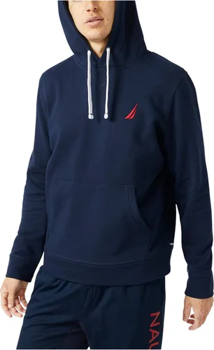 Vista 3 de Nautica Sudadera con capucha de forro polar con logotipo de clase J