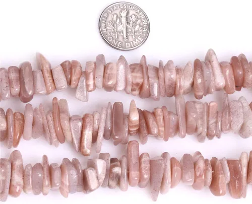 Vista 4 de Cuentas de punta de diente de piedra natural natural perforadas para hacer joyas de 15 pulgadas (0.394 x 0.591 in)