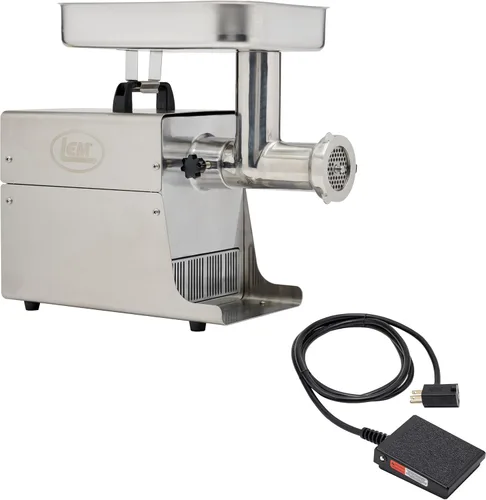 Vista 10 de Molinillo de carne eléctrico Big Bite de acero inoxidable, marca LEM Products