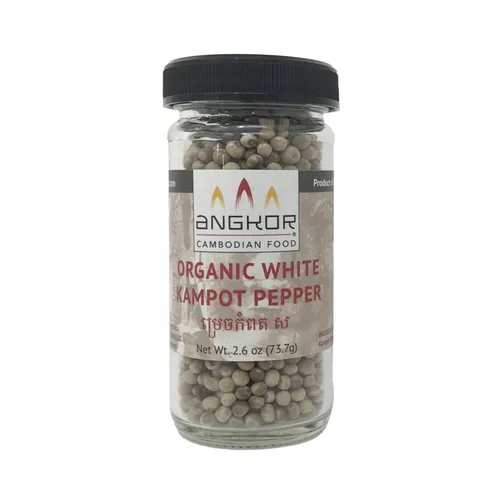 Vista 3 de Kampot Pepper Rare - Granos de pimienta camboyana (negro, bolsa de 1 libra)