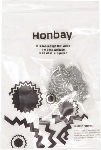 Vista 8 de Honbay Pendientes de moda bohemia, estilo nacional, retro, aretes colgantes gitanos