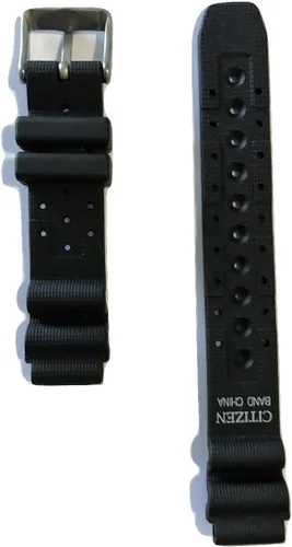 Vista 2 de Citizen - Correa de goma negra para reloj de buceo profesional para mujer, EP6000-07H, Profesional