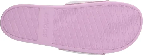 Vista 4 de adidas - Sandalia Adilette cómoda para mujer, Gris salpicaderolila claroblanco, 8