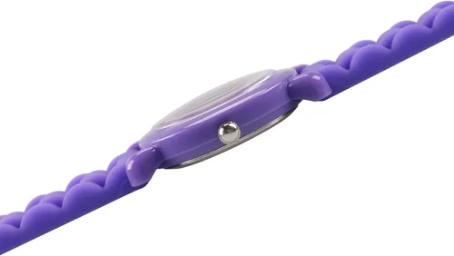 Vista 4 de Disney Frozen - Reloj analógico de cuarzo para niños, Morado