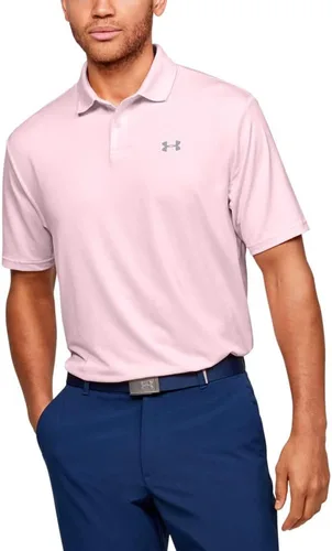 Vista 7 de Under Armour Men's Performance 2.0 Golf Polo (864) Afterglow/ Gris parcela